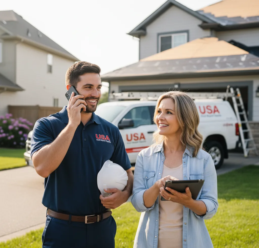 USA Roof Repair Experts customer support in Damon